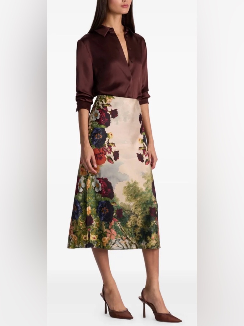 Alice + Olivia Maeve Slip Skirt - Picture 3 of 7